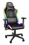 Fotel Gamingowy Trust Gxt 716 Rizza Rgb Led Ekoskóra Czarny