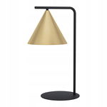 Lampa Lampka Stołowa Nocna Eglo Narices 99593 40W E27 - Czarny/ Mosiądz
