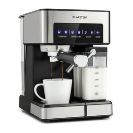 Kolbowy Ekspres Ciśnieniowy Klarstein Arabica Comfort 1350 W Srebrny/Szary