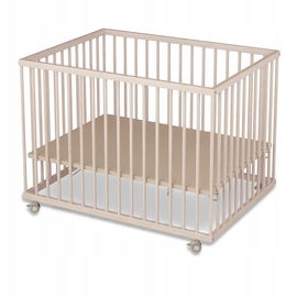 Łóżeczko Drewniane Samann 100 X 75 Cm Białe