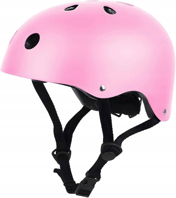 LeapBeast Kask dla dziecka na rower wrotki rolki hulajnogę M 54-57 cm BS43