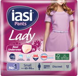 Iasi Pants Lady Jednorazowe Majtki Chłonne, Rozmiar S, 12 Sztuk