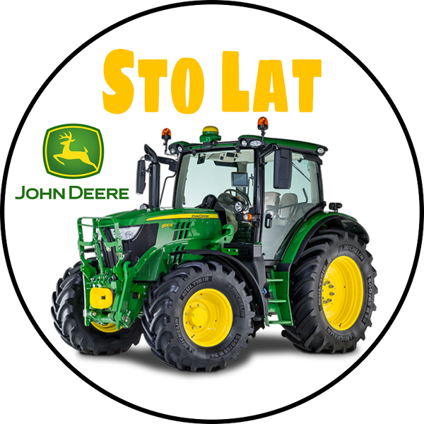 OPŁATEK DEKORACJA NA TORT CIĄGNIK JOHN DEERE ZETOR CLASS MASZYNA ROLNICZA URSUS