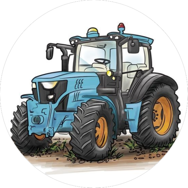 OPŁATEK DEKORACJA NA TORT CIĄGNIK JOHN DEERE ZETOR CLASS MASZYNA ROLNICZA URSUS