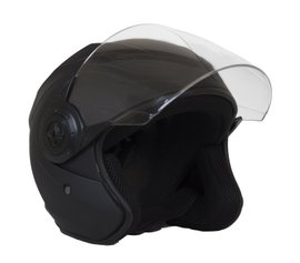 KASK MD-209 OTWARTY CZARNY XL-MAT (CE)