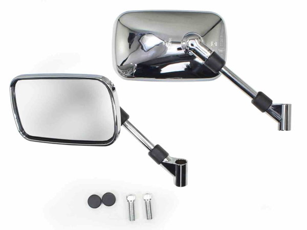 LUSTERKA MOTOCYKLOWE SKUTER ATV MOTOROWER CHROM M10 OXF-1442 E9