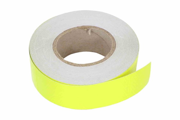 ODBLASK TAŚMA ŻÓŁTA NEONOWA 1M SZEROKOŚĆ 5cm
