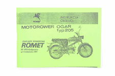 KATALOG INSTRUKCJA OBSŁUGI ROMET OGAR 205
