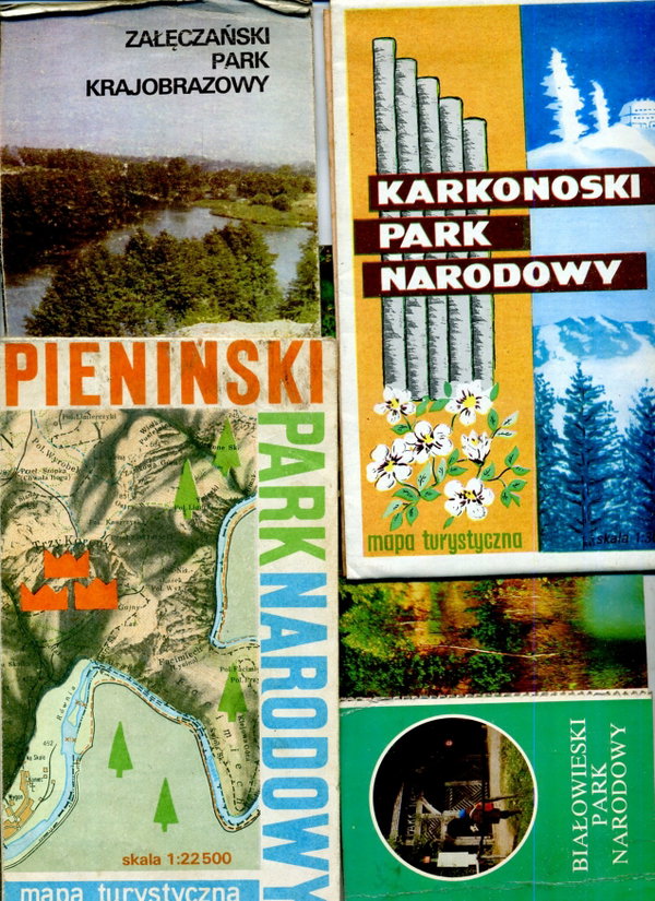 Karkonoski Park Narodowy - mapa turystyczna PPWK + inne Parki Narodowe
