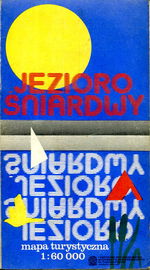 Mapa turystyczna JEZIORO ŚNIARDWY 1:60 000 PRL
