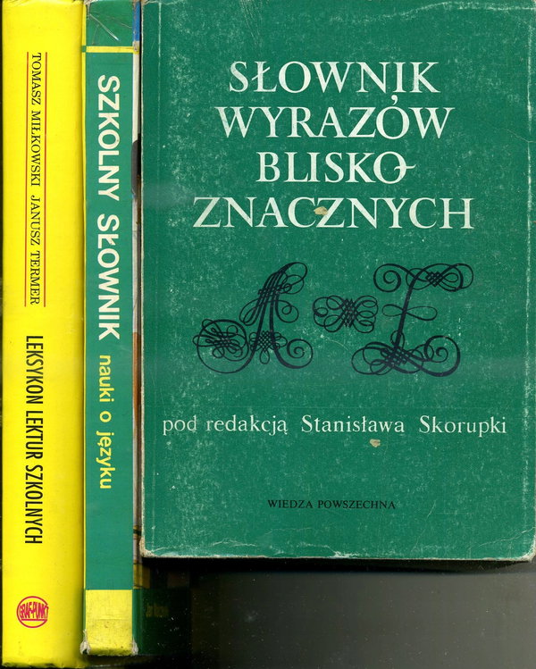 LEKSYKON LEKTUR SZKOLNYCH Miłkowski + inne ks