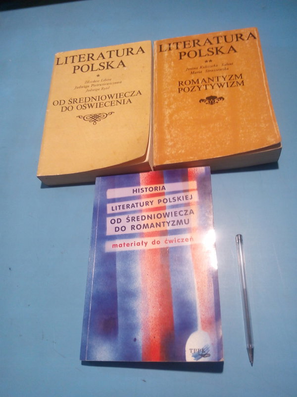 LITERATURA POLSKA OD ŚREDNIOWIECZA DO OŚWIECENIA