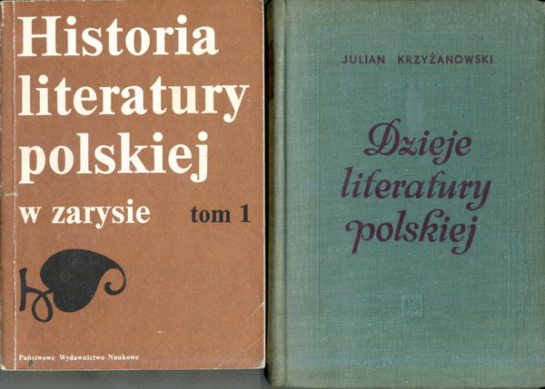 Historia literatury polskiej w zarysie t 1, 2 kpl Praca zbiorowa