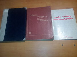 MAŁE TABLICE MATEMATYCZNE Mizerski + inne ks