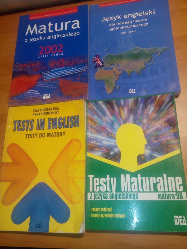 TESTY MATURALNE Z JĘZYKA ANGIELSKIEGO MATURA 98