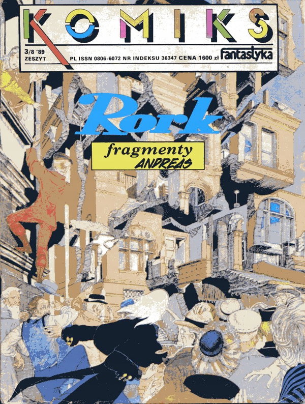 KOMIKS Fantastyka zeszyt 3/8'89 RORK Andreas