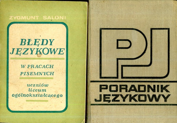 Błędy językowe w pracach pisemnych Z. Saloni