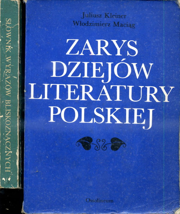 ZARYS DZIEJÓW LITERATURY POLSKIEJ Juliusz Klejner, Włodzimierz Maciąg