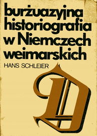 Burżuazyjna historiografia w Niemczech weimarskich