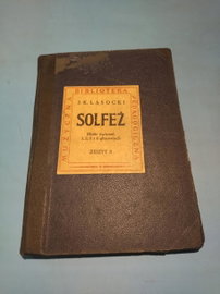 Solfeż J.K. Lasocki Zbiór ćwiczeń 1, 2, 3 i 4 głosowych. Zeszyt 3 (1951)