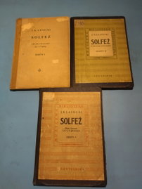 Solfeż Na 1 i 2 Głosy zeszyt 1 J K Lasocki + Zeszyt 2 i 3