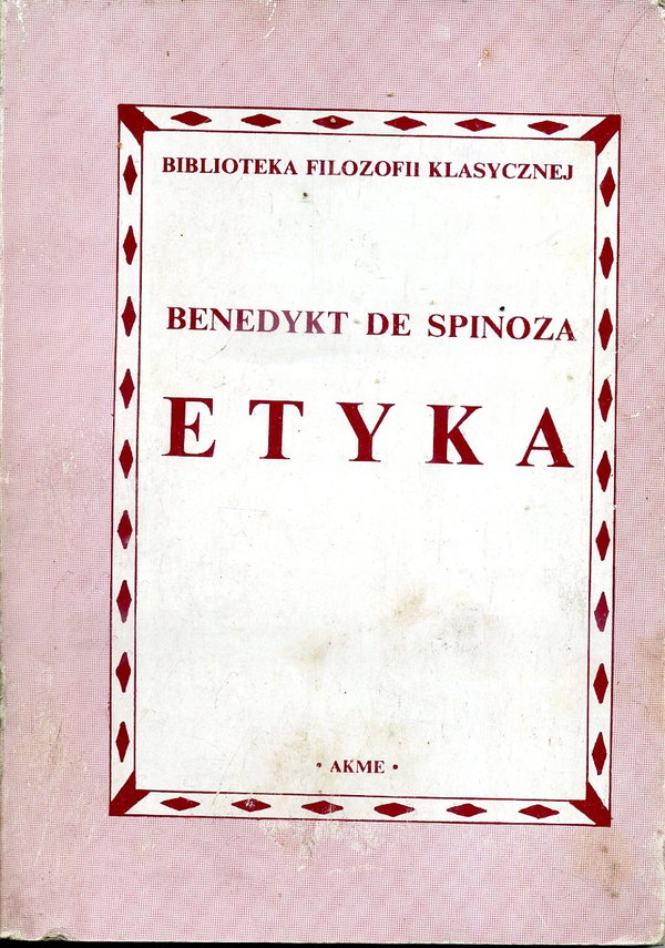 ETYKA Benedykt de Spinoza