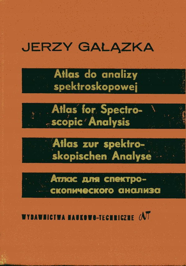 Atlas do analizy spektroskopowej J Gerin Sylvia