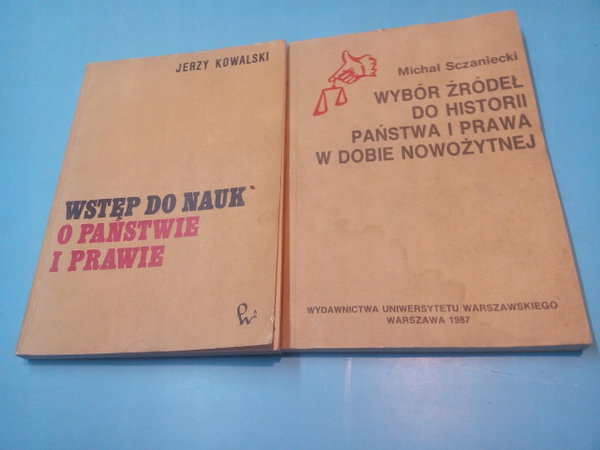 Wstęp do nauk o państwie i prawie Kowalski + inna