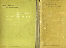 Studiamo la lingua italiana volume primo H.Popławska + inne ks