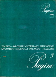 Pagine 3 POLSKO-WŁOSKIE MATERIAŁY MUZYCZNE 3/ 1979