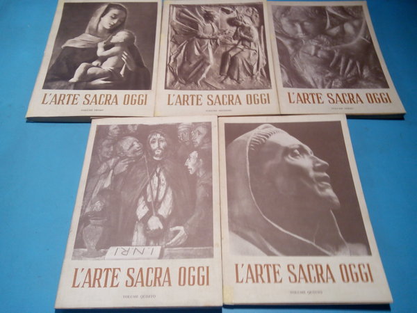L`arte sacra oggi (1955) /Sztuka sakralna dzisiaj) - 5 tomów