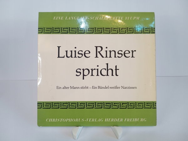 LP 10" Luise Rinser - Luise Rinser Spricht