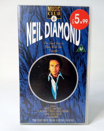 VHS Neil Diamond - I'm Glad You're Here With Me...