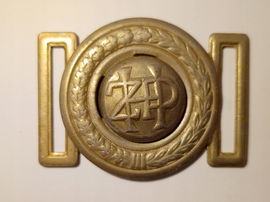 PRL Klamra / sprzączka do pasa ZHP