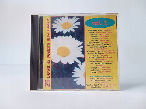 CD 25 love & party ballady vol. 2 Ex/Ex