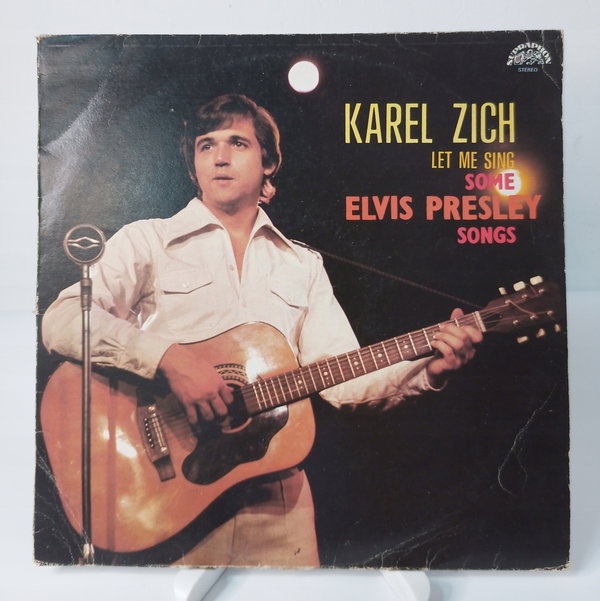 LP KAREL ZICH - Let me song Elvis Presley songs VG