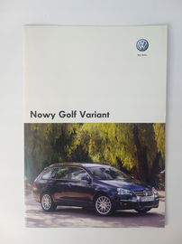 Prospekt Volkswagen. Nowy Golf Variant 2008 r.