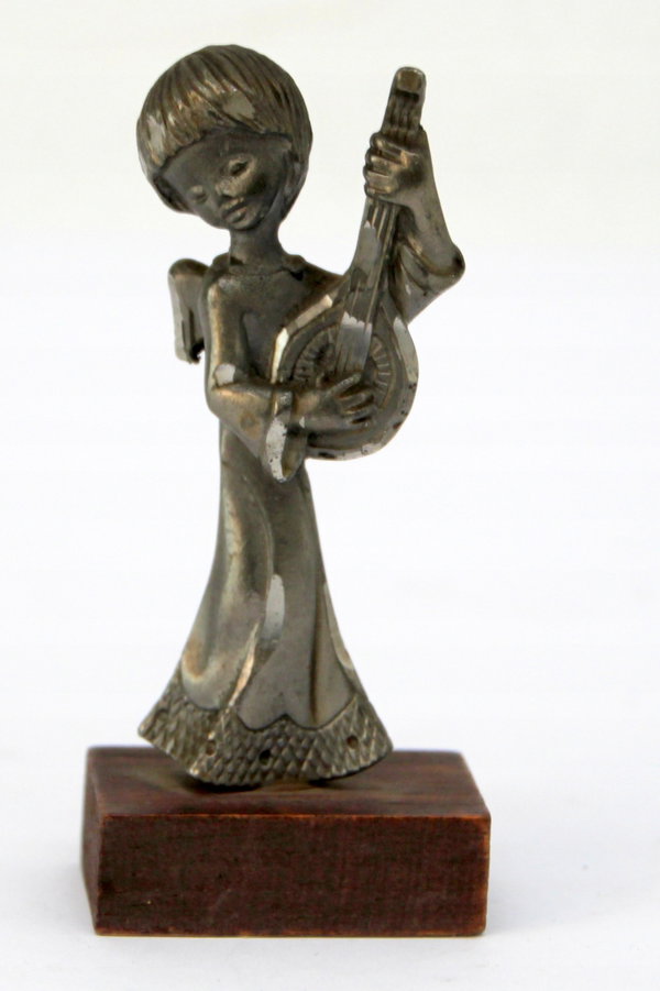Figurka - anioł z mandoliną - Włochy 9 cm