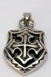 Wisior tarcza z krzyżem