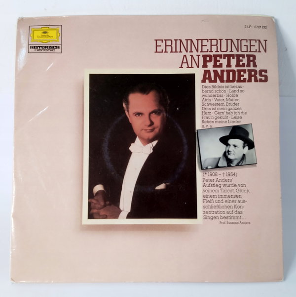 2 LP PETER ANDERS - Erinnerungen an Peter Anders