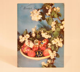 Pocztówka PRL Wielkanoc 1979 r.