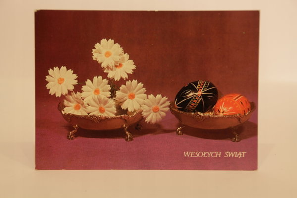 PRL Pocztówka Wesołych Świąt Wielkanocnych 1976 r.