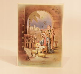 PRL Pocztówka Święta Bożego Narodzenia 1981 r.