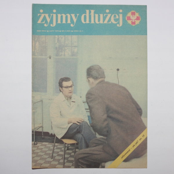 Miesięcznik ŻYJMY DŁUŻEJ nr 2 (202) luty 1975 r.