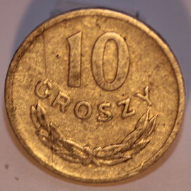 Moneta 10 gr z 1971 r.