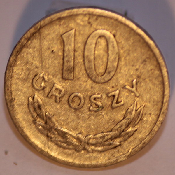Moneta 10 gr z 1971 r.