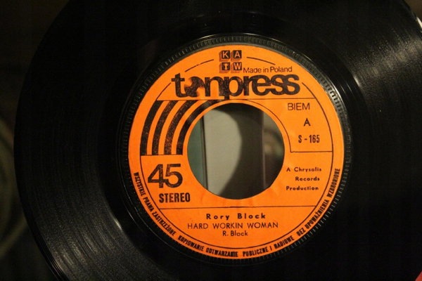 RORY BLOCK - Hard working women Ex/Ex