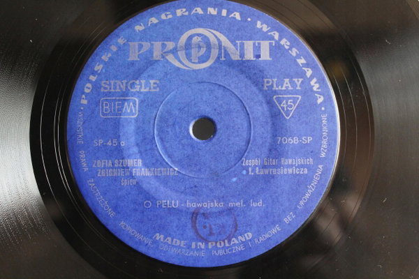 ZOFIA SZUMER, ZBIGNIEW FRANKIEWICZ - O Pelu VG/VG