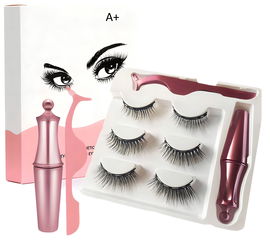 RZĘSY MAGNETYCZNE 3X A+ BLING PĘSETA + EYELINER
