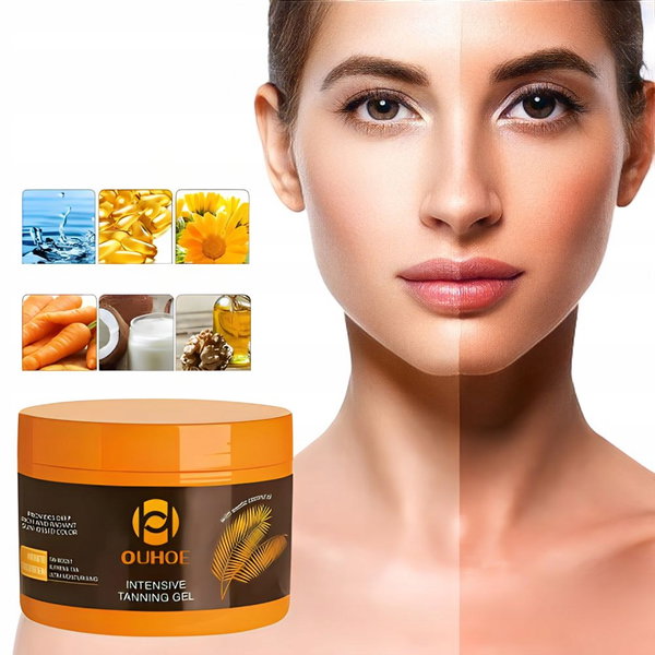 KREM PRZYSPIESZAJĄCY OPALANIE - BRĄZUJĄCY 150g OUHOE SPF 0